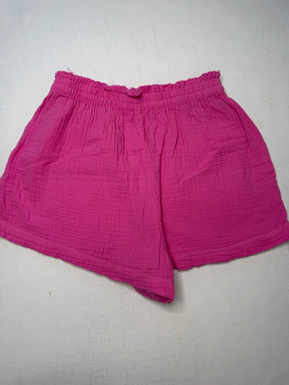aerie Hot Pink High-Waist Elastic Lounge Shorts size medium